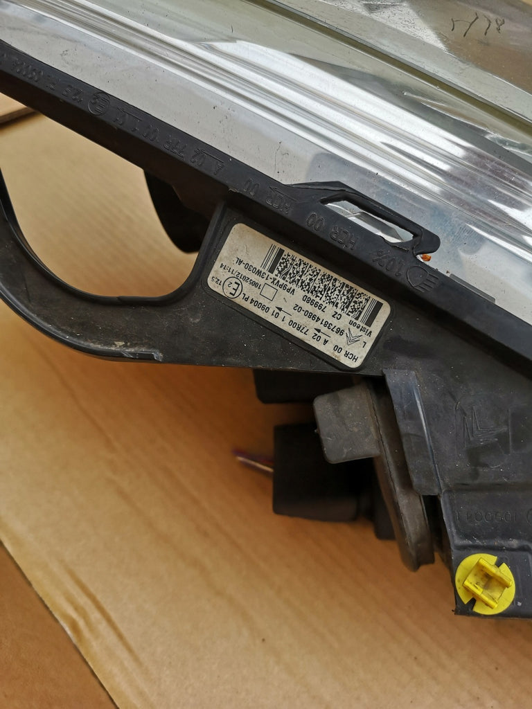 Frontscheinwerfer Citroën C3 II 9673814980 Links Scheinwerfer Headlight SCH7192599034ob