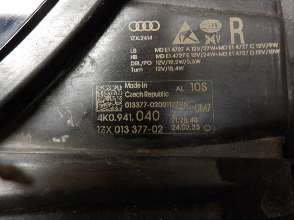 Frontscheinwerfer Audi A6 C8 4K0941040 LED Rechts Scheinwerfer Headlight SCH1659794798gz
