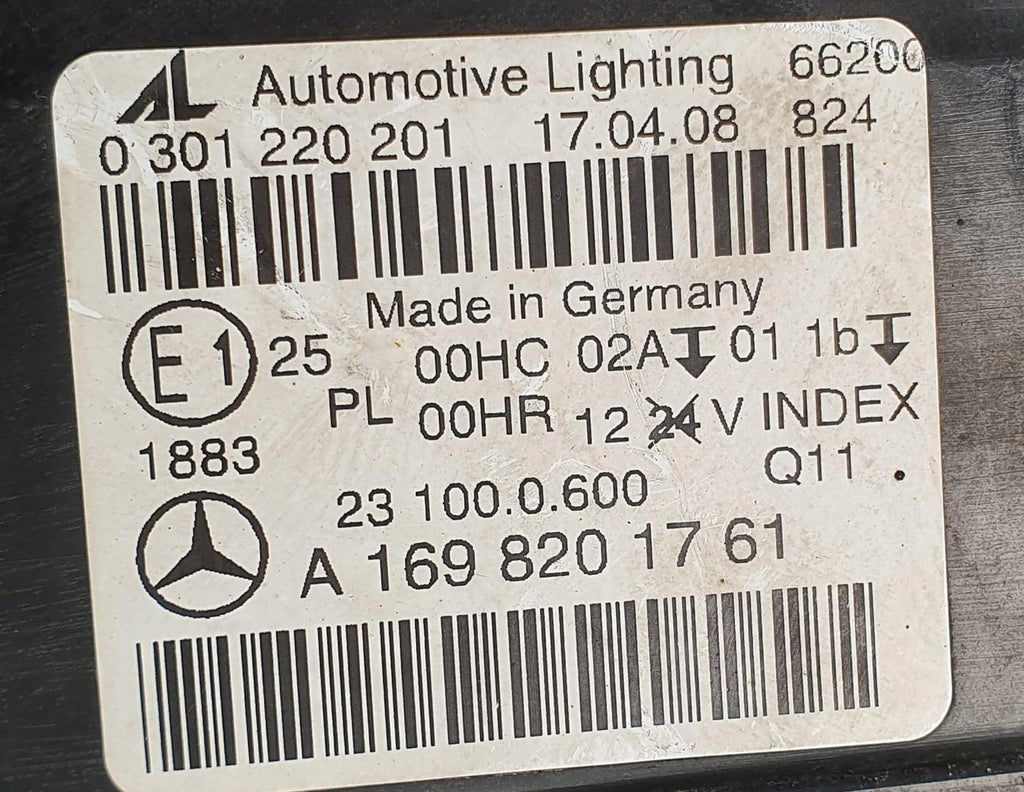 Frontscheinwerfer Mercedes-Benz W245 A1698201761 Links Scheinwerfer Headlight