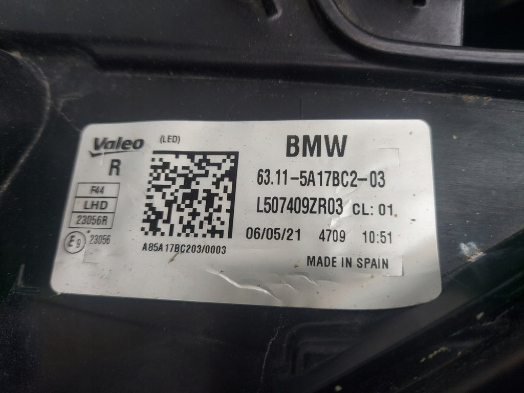 Frontscheinwerfer BMW F44 5A17BC2 5A257C6 5A177F6 Rechts Scheinwerfer Headlight SCH4633641290ds