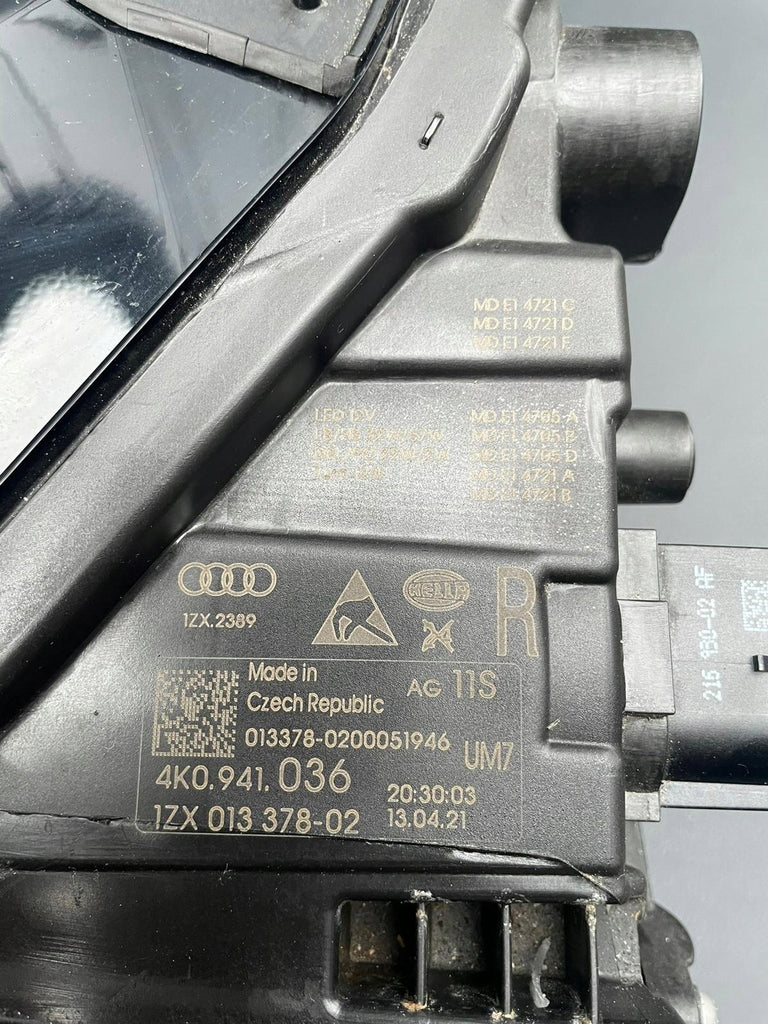 Frontscheinwerfer Audi A6 C8 4K0941036 LED Rechts Scheinwerfer Headlight SCH4450606555hs