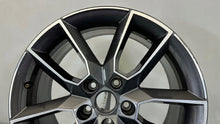 Load image into Gallery viewer, 1x Alufelge 18 Zoll 7.5&quot; 5x112 51ET Glanz Graphit 5E0601025 Mg Rim Wheel