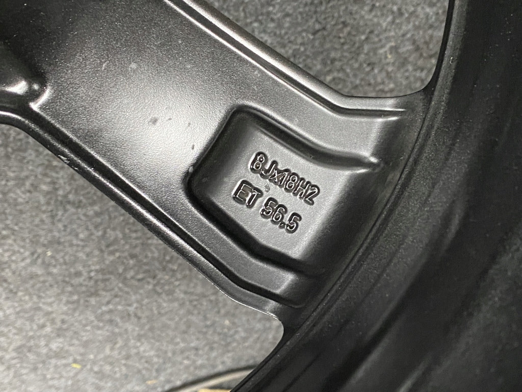 4x Alufelge 18 Zoll 8.0" 5x112 56 5ET Glanz Silber A1664011602 Mercedes-Benz