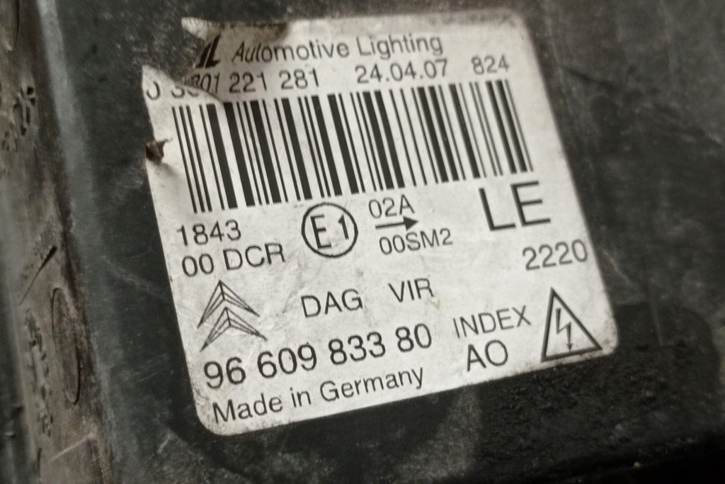 Frontscheinwerfer Citroën C5 III 9660983380 Links Scheinwerfer Headlight SCH1094112936lo