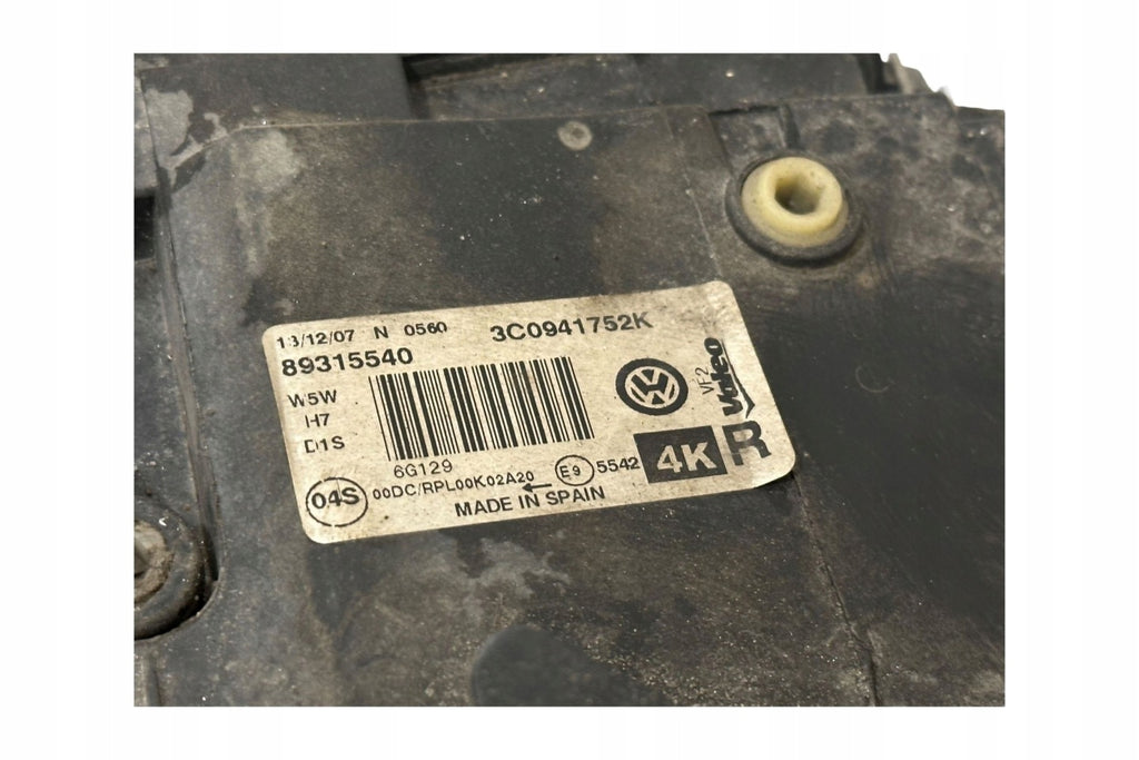 Frontscheinwerfer VW Passat 89315540 Xenon Rechts Scheinwerfer Headlight SCH9044727008sm