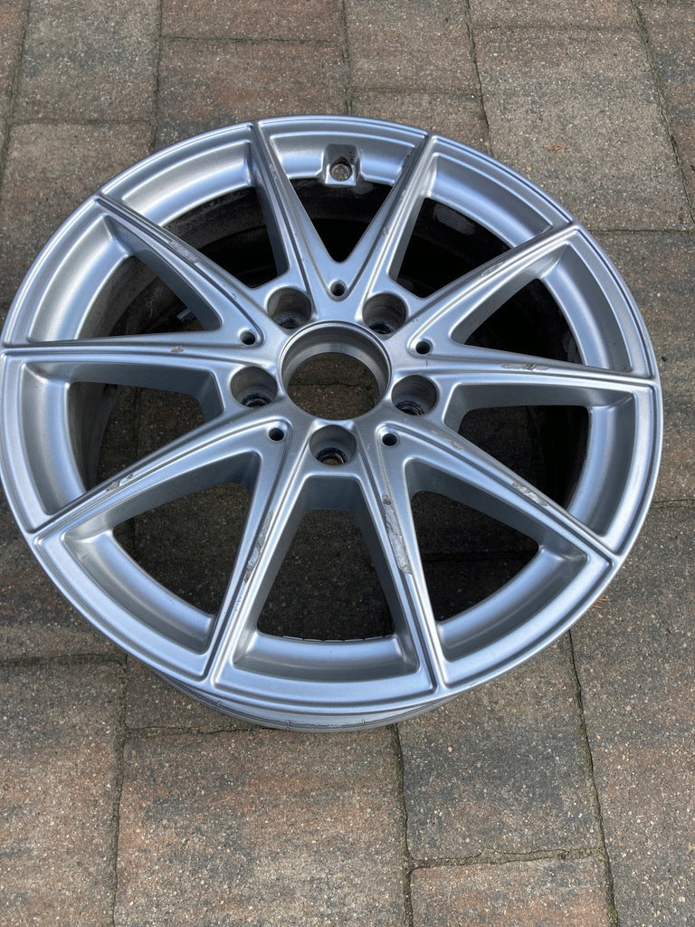1x Alufelge 16 Zoll 6.5" 5x112 44ET Glanz Silber A1774011100 Mercedes-Benz FEL3925162013go