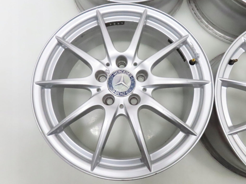 4x Alufelge 17 Zoll 6.5" 5x112 49ET Silber A2464010102 Mercedes-Benz W246 FEL4631597142oa