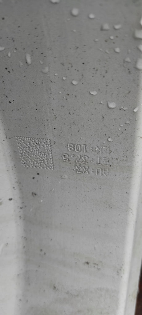 1x Alufelge 15 Zoll 6.0" 4x108 37 5ET KBA49043 Rim Wheel