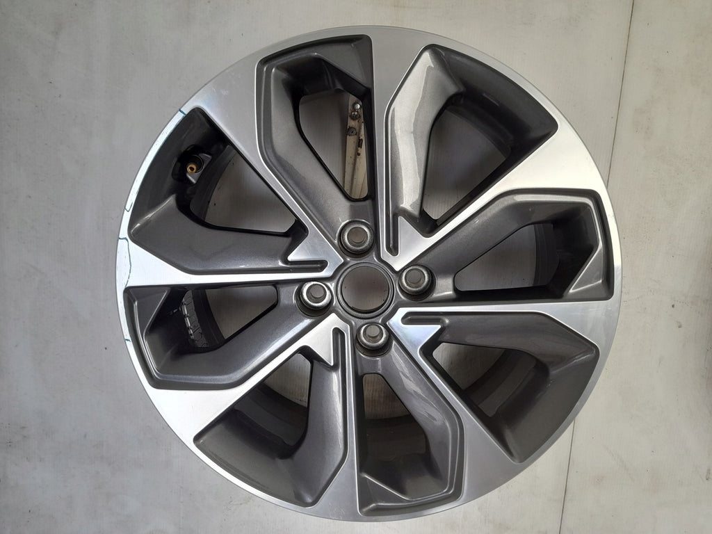 1x Alufelge 17 Zoll 6.5" 4x100 49ET Glanz Graphit 52910-H8500 Kia Stonic Mg