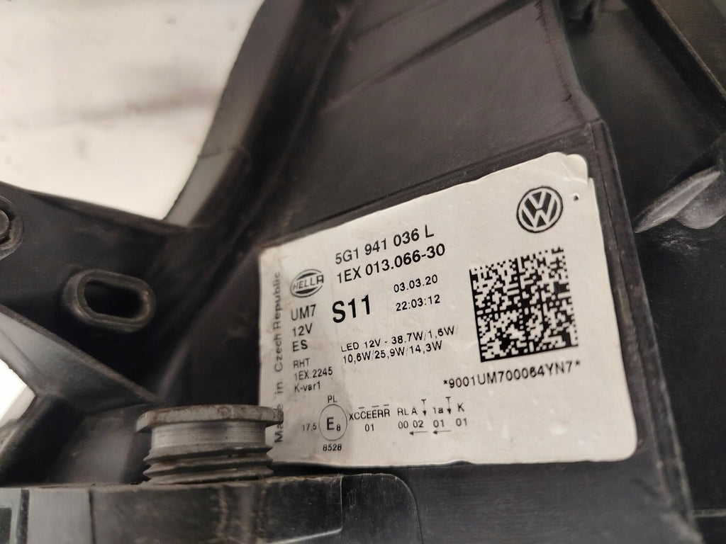 Frontscheinwerfer VW Golf VII 5G1941036C Full LED Ein Stück (Rechts oder Links) SCH7949876455zp