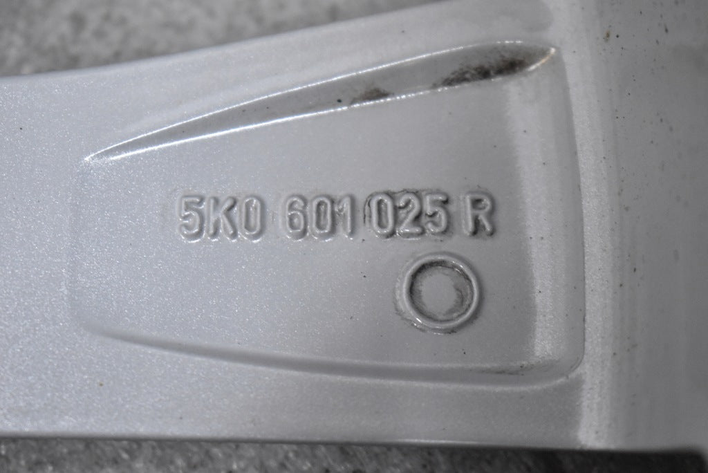 1x Alufelge 17 Zoll 7.0" 5x112 54ET Glanz Silber 5K0601025R, 5K0601025Q VW Golf FEL3875200216yg
