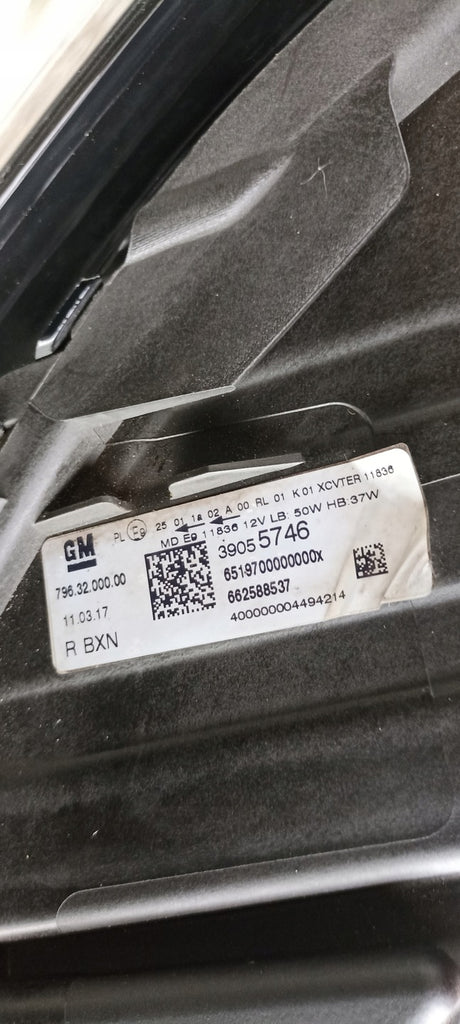 Frontscheinwerfer Opel Astra 39055746 Full LED Rechts Scheinwerfer Headlight SCH4175670815mx