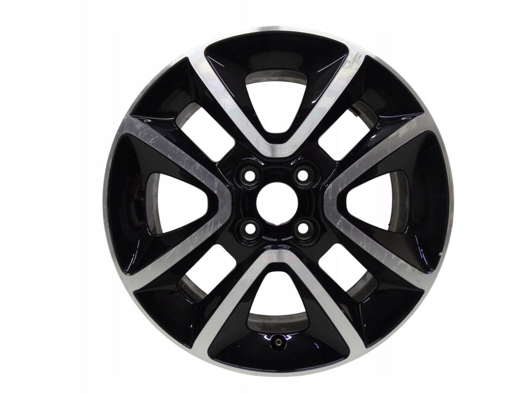 1x Alufelge 16 Zoll 6.0" 4x100 50ET Glanz Schwarz 403004526R Renault Twingo Iii FEL7913578386th
