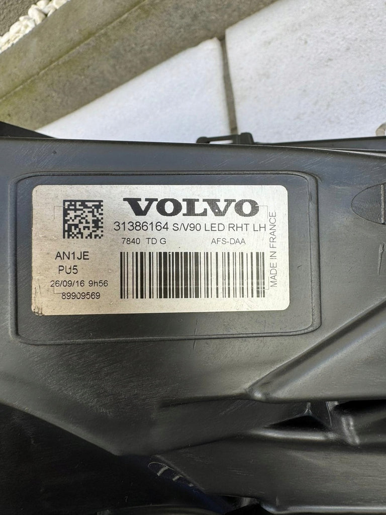 Frontscheinwerfer Volvo S90 V90 31386164 Full LED Links Scheinwerfer Headlight SCH7908083557so