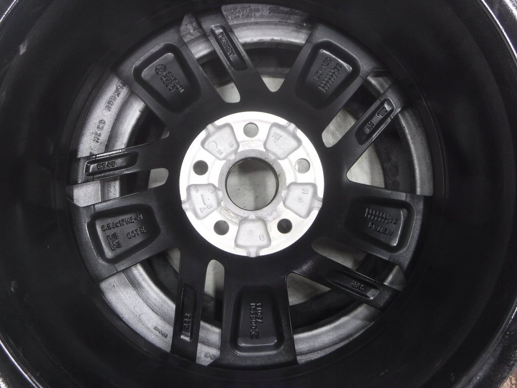 1x Alufelge 17 Zoll 6.5" 5x112 49ET Glanz Schwarz 2K7601025C VW Caddy I FEL6328533761hi
