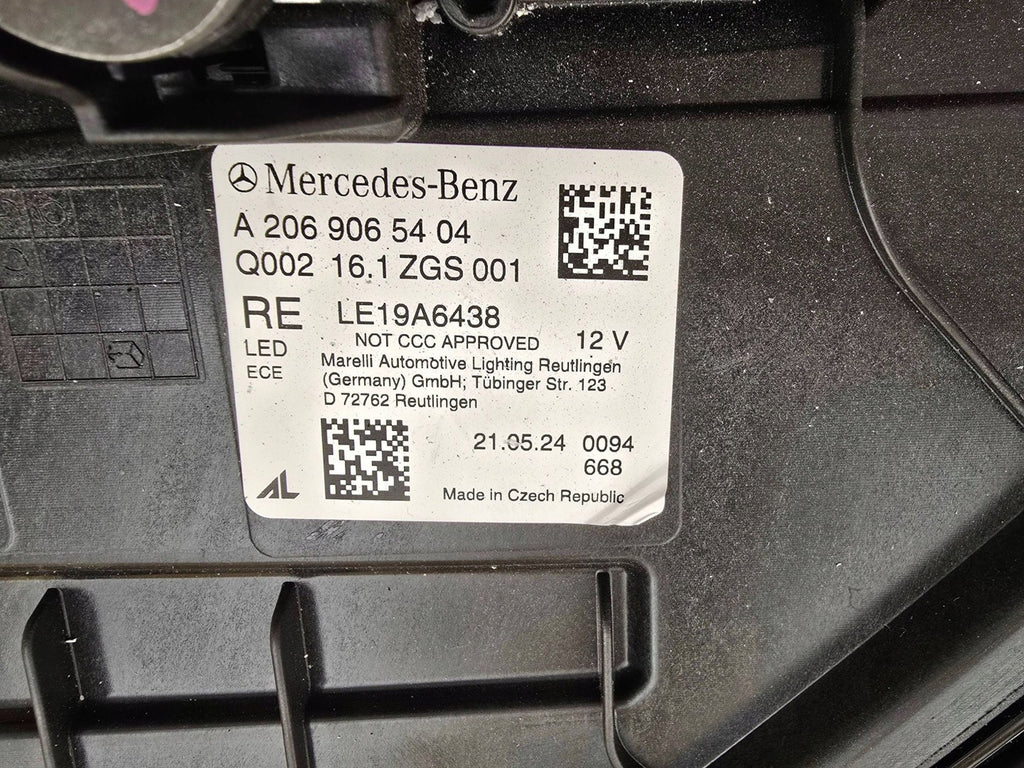 Frontscheinwerfer Mercedes-Benz W206 A2069065404 LED Rechts Headlight SCH2865131672tp