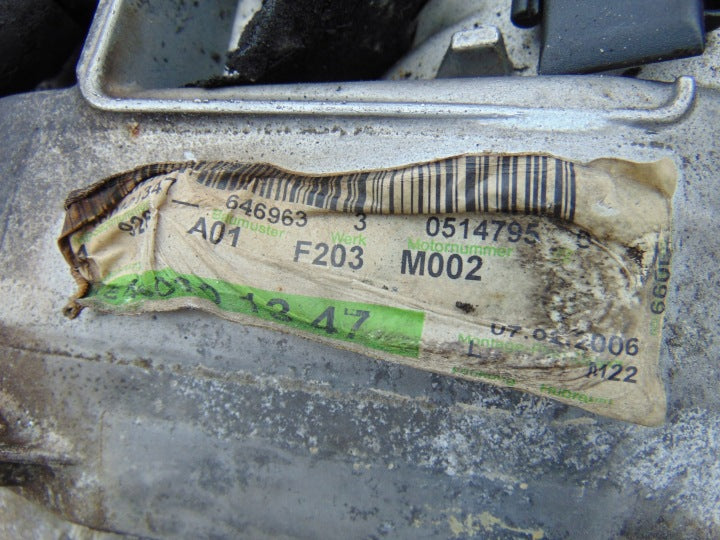 Motor Mercedes-Benz W203 646963 2.1 Diesel Engine Unkomplett MOT7723889431ov