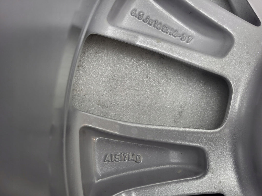 1x Alufelge 16 Zoll 6.5" 4x100 37ET Glanz Silber 403008062R Renault Clio I FEL8067087725cd