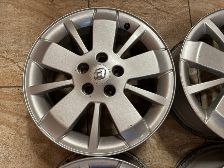 4x Alufelge 16 Zoll 6.5" 5x108 50ET 8200370419 Renault Clio I Megane Espace FEL1452396614uw