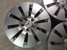 Laden Sie das Bild in den Galerie-Viewer, 4x Alufelge 16 Zoll 6.5" 5x112 38ET Glanz Silber A2054010100 Mercedes-Benz W205 FEL7769918343aq