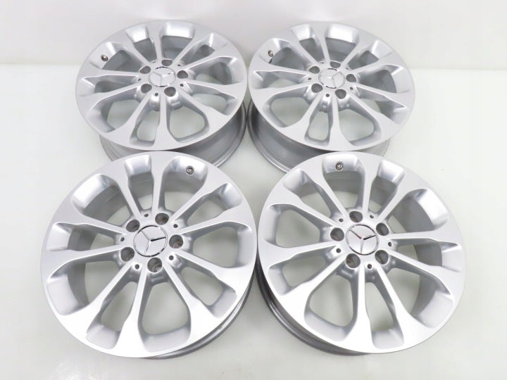 4x Alufelge 17 Zoll 6.5" 5x112 38ET A1564011700 Mercedes-Benz Gla Rim Wheel FEL8059739059bk