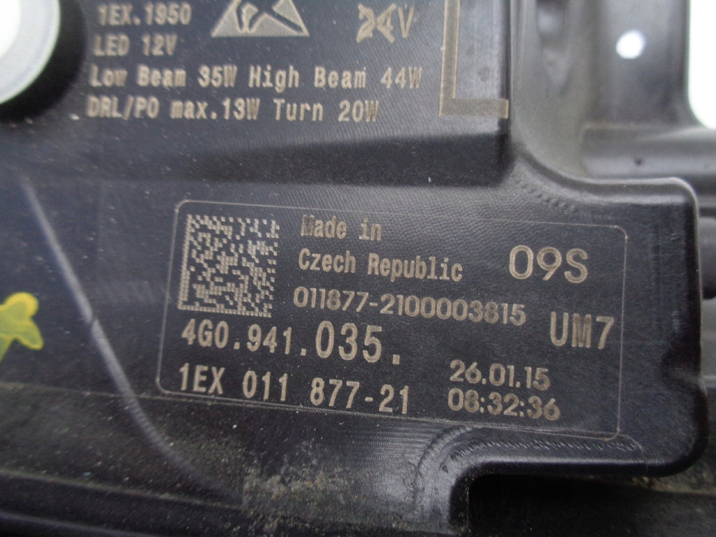 Frontscheinwerfer Audi A6 C7 4G0941035 LED Links Scheinwerfer Headlight