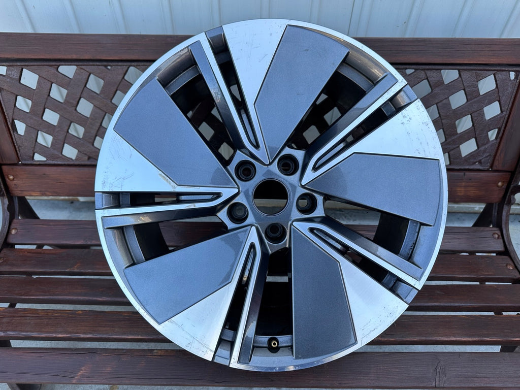 1x Alufelge 19 Zoll 8.0" 5x112 45ET Glanz Graphit 5LA601025A Mg Enyaq Rim Wheel FEL3094597959bf