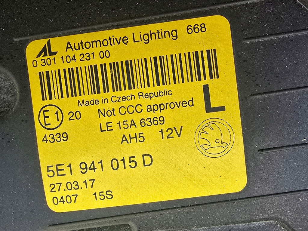 Frontscheinwerfer Skoda Octavia III 5E1941015D Full LED Links Headlight SCH4401150734qz