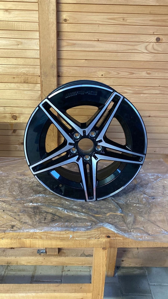 1x Alufelge 18 Zoll 9.0" 5x112 58ET Glanz Graphit A2064016600 Mercedes-Benz W206
