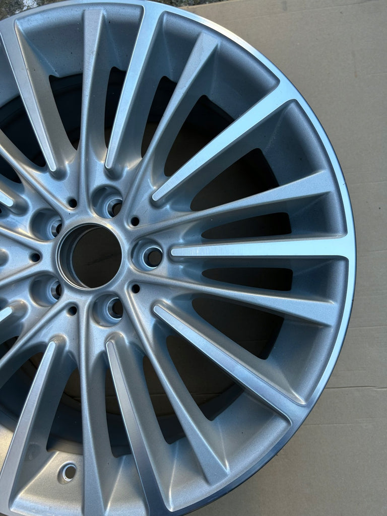 1x Alufelge 19 Zoll 9.0" 5x120 44ET Glanz Silber 6857670 BMW F06 F10 Rim Wheel FEL5157661839wd
