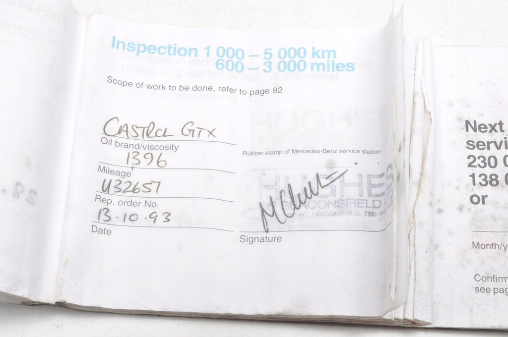 Motor Mercedes-Benz W201 102962 2.0 176TKm 1993 Benzin Engine Komplett