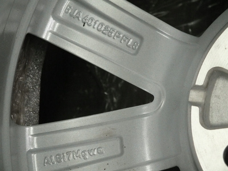 1x Alufelge 16 Zoll 7.0" 5x100 46ET Glanz Silber 5JA601025 Skoda Rim Wheel