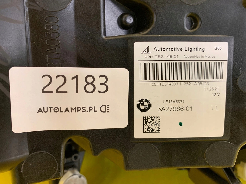 Frontscheinwerfer BMW X5 G05 5A27986-01 LE16A6377 FUll LED Rechts Headlight SCH4173955379lv