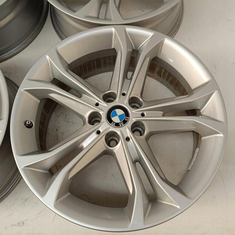 4x Alufelge 18 Zoll 7.0" 5x112 22ET Glanz Silber 6876918 BMW X3 G01 G02 FEL2033088917xe
