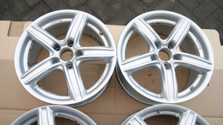 4x Alufelge 17 Zoll 7.5" 5x120 34ET Glanz Silber RC21-757 BMW Rim Wheel FEL2791879478hi