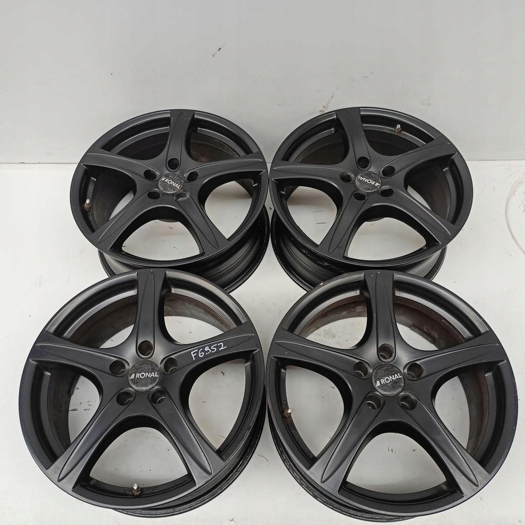 4x Alufelge 18 Zoll 8.0" 5x114.3 40ET Glanz Schwarz 56R880508 Hyundai I FEL8073879170cd