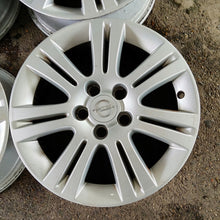 Load image into Gallery viewer, 4x Alufelge 16 Zoll 6.5" 5x110 39ET Glanz Silber Opel Rim Wheel FEL1507553961ay