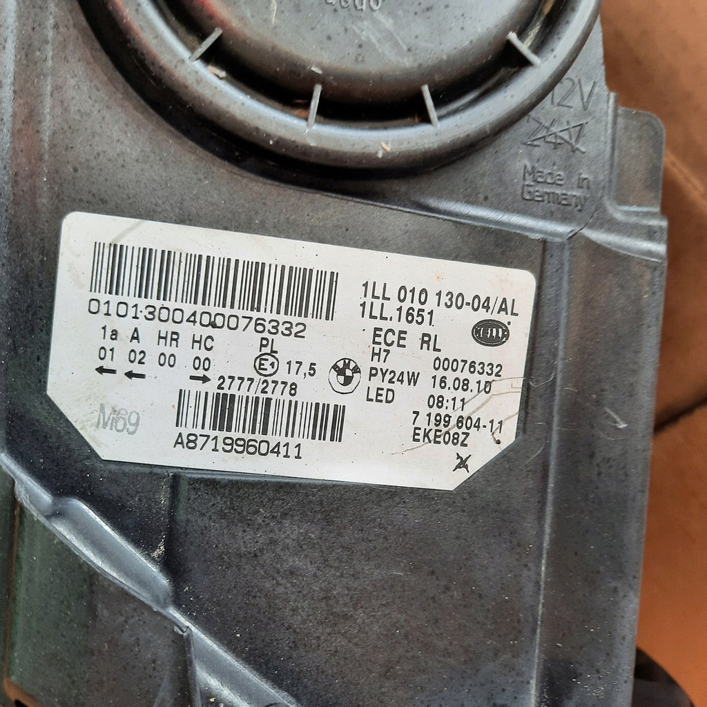 Frontscheinwerfer BMW 5 F07 7199604-11 Xenon Rechts Scheinwerfer Headlight SCH2633712324yx
