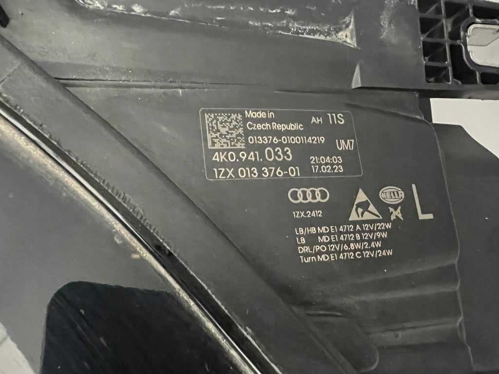 Frontscheinwerfer Audi A6 C8 4K0941033 Full LED Ein Stück (Rechts oder Links) SCH2908555854oo