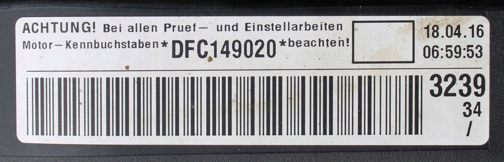 Motor Skoda VW DFCA 2.0 TDI 190PS 140kW 235TKm 2016 Diesel Engine Unkomplett