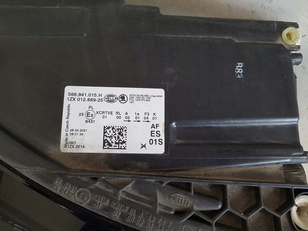 Frontscheinwerfer Skoda Kodiaq 566941015H Links Scheinwerfer Headlight SCH4944743478fu
