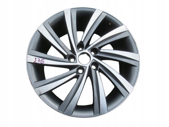 1x Alufelge 18 Zoll 7.5" 5x112 48ET Glanz Graphit 5E3601025AG Mg Octavia 5e3 I FEL8233587076te