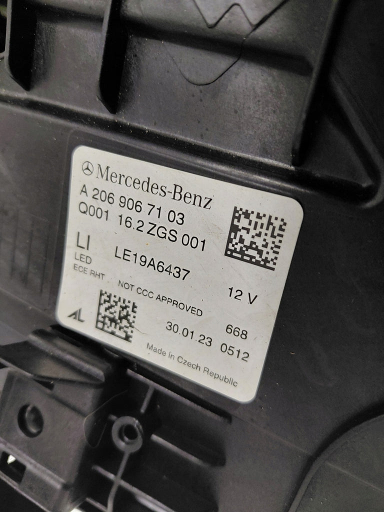 Frontscheinwerfer Mercedes-Benz W206 A2069067103 Full LED Links Headlight SCH8252715499xy