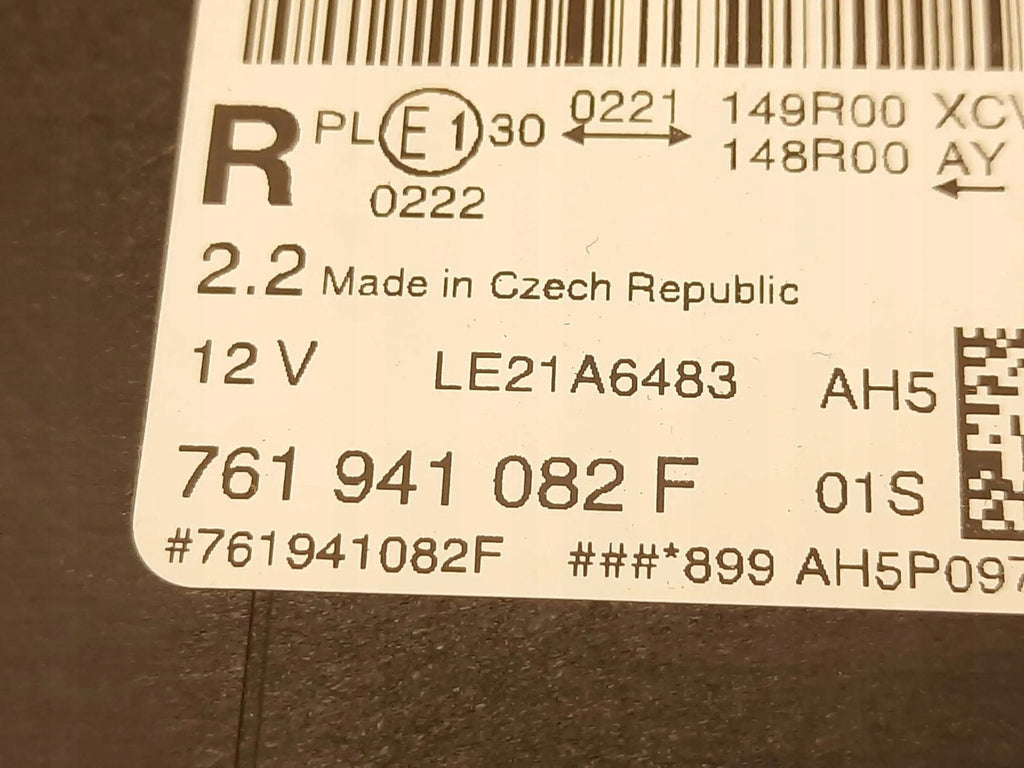 Frontscheinwerfer VW Touareg 761941082F LED Rechts Scheinwerfer Headlight