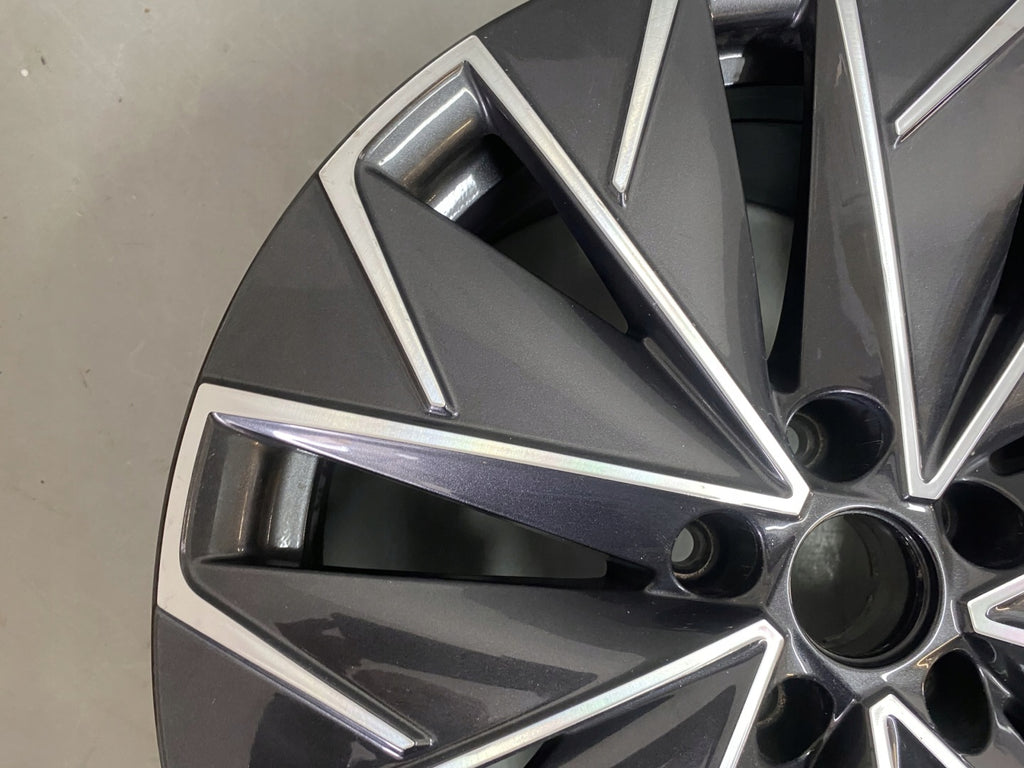 1x Alufelge 18 Zoll 8.0" 5x112 44ET Glanz Schwarz 3V0601025B Skoda Iii Rim Wheel FEL8471659437xu