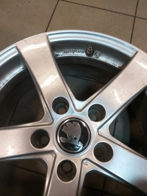 1x Alufelge 16 Zoll 6.5" 5x112 Rim Wheel FEL6743285803af