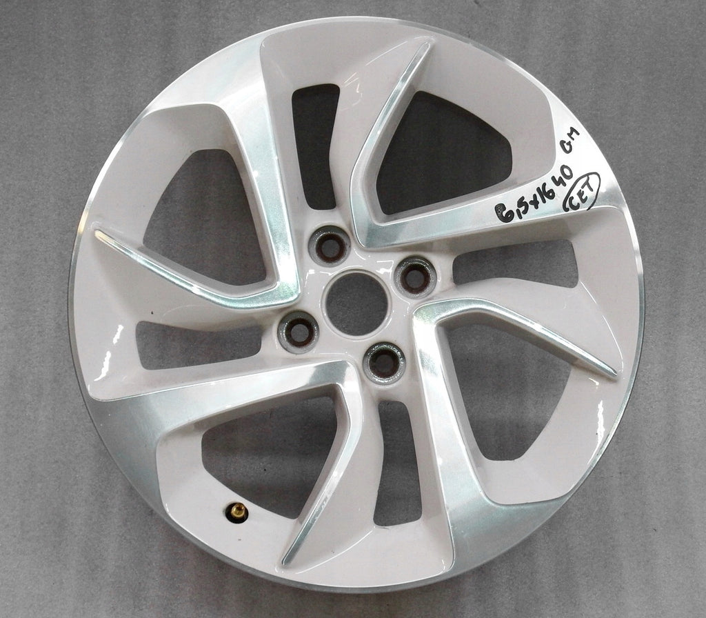 1x Alufelge 16 Zoll 6.5" 4x100 40ET Glanz Weiß OP078 Opel Corsa E D Rim Wheel FEL4905711514sw
