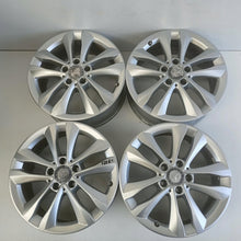 Load image into Gallery viewer, 4x Alufelge 17 Zoll 7.0" 5x112 48ET Glanz Silber A2054018000 Mercedes-Benz W205 FEL9286873682aw