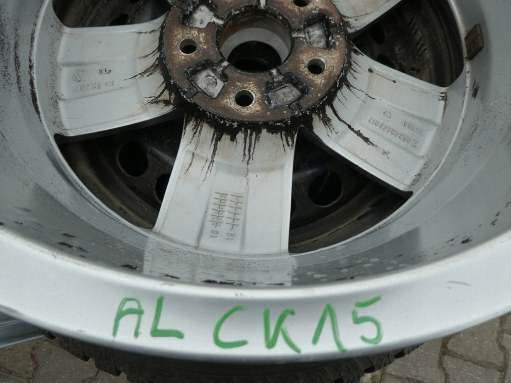 1x Alufelge 17 Zoll 6.5" 5x120 55ET 7E0601025P VW Transporter Rim Wheel FEL3124394717lo