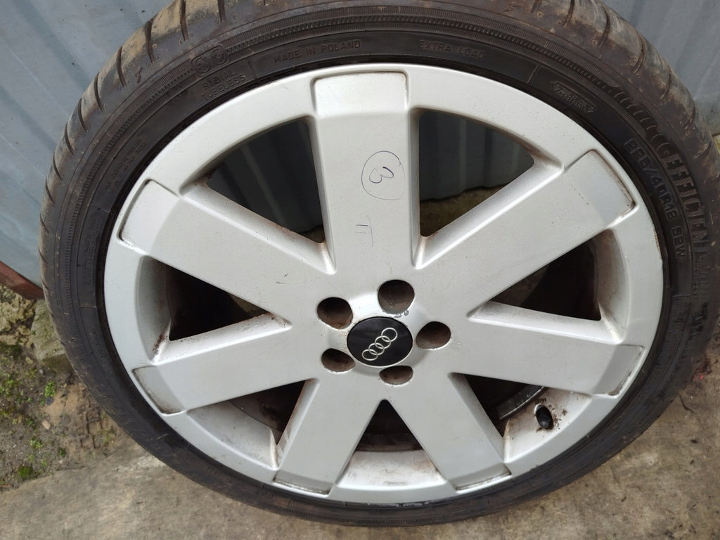 1x Alufelge 18 Zoll 7.5" 5x100 32ET Glanz Silber 8N0601025T Audi Rim Wheel FEL8682422705aw